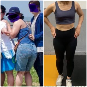 chiharu transformation - before and after
