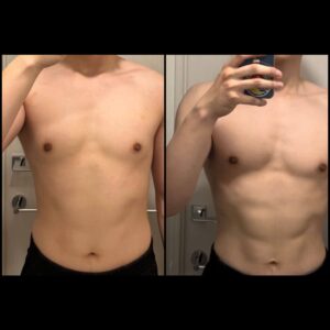 transformation - before and after